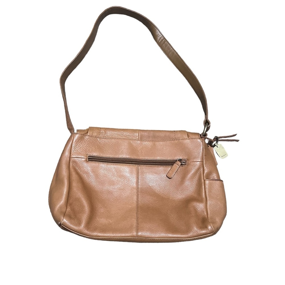 Vintage Rolfs Genuine Leather Brown Shoulder Bag Handbag - Picture 2 of 9